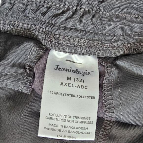 SLACKER by Jeanieology Grey Casual Pants size men's medium ( no cargo pockets) - Picture 5 of 7